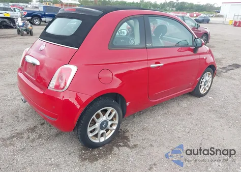 2012 Fiat 500C Pop z USA, uszkodzony, nr VIN 3C3CFFDR3CT213141